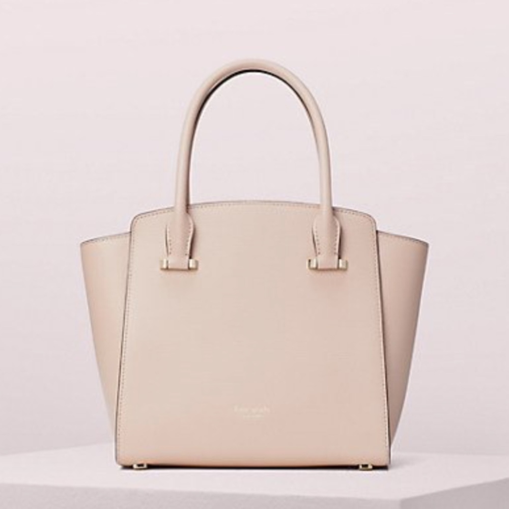kate spade sydney medium satchel - PALE VELLUM